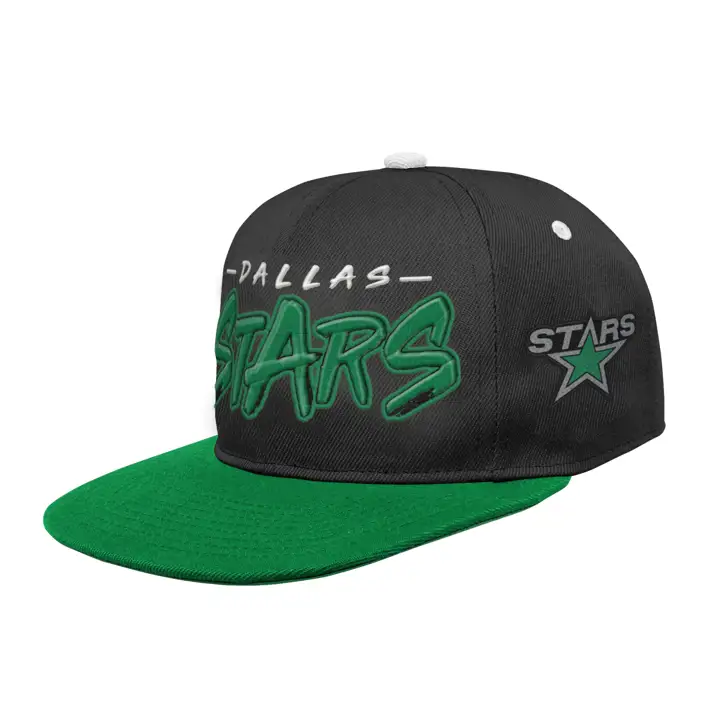 Casquette réglable Dallas Stars LNH YTH Script Noire/Vert Kelly