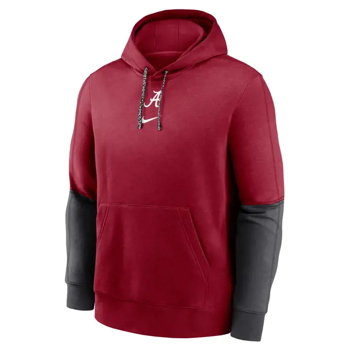 SWEAT À CAPUCHE EN POLAIRE ALABAMA NCAA TEAM ISSUE CLUB 24 CRIM/ANTHRACITE