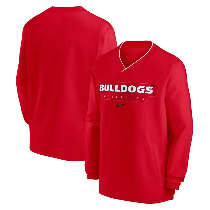 GEORGIA BULLDOGS NCAA COUPE-VENT LATÉRAL ML24 ROUGE/ROUGE/BLC