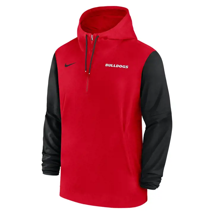 VESTE LÉGÈRE AVANT-MATCH NCAA GEORGIA BULLDOGS 24 ROUGE/NOIR