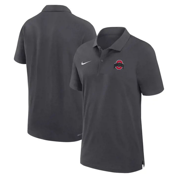 POLO DE COACHING NIKE DRI-FIT OHIO STATE BUCKEYES NCAA 24 ANTHRACITE