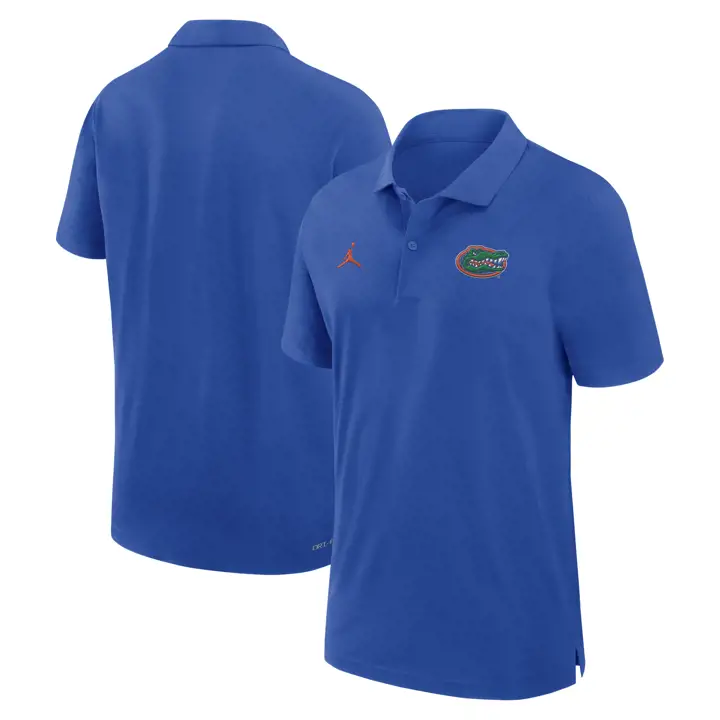 POLO EN TISSU DRI-FIT DE L'ENTRAÎNEUR NCAA DES FLORIDA GATORS 24 RBL