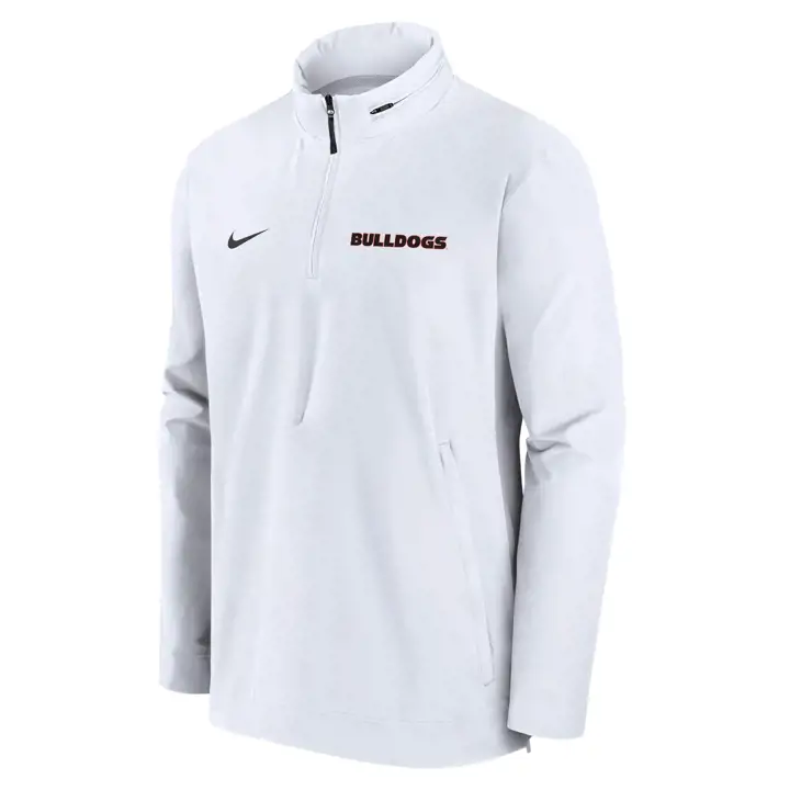 GEORGIA BULLDOGS NCAA VESTE LÉGÈRE D'ENTRAÎNEUR 24 BLC/NOIR