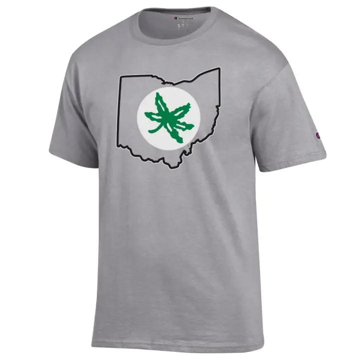 T-SHIRT GRIS OHIO STATE BUCKEYES NCAA 2F BUCKEYE STATE