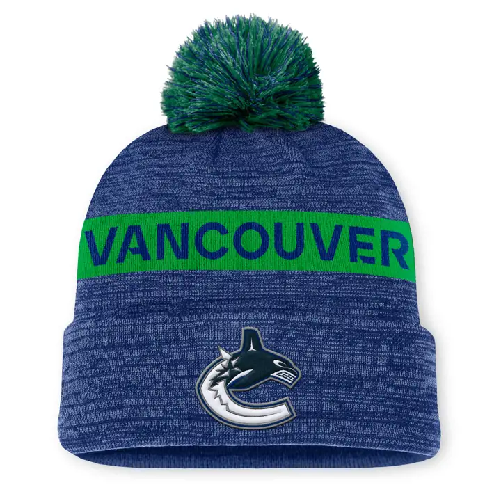 Bonnet pompon Vancouver Canucks 24 NHL AP NAVY