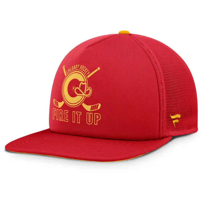 Casquette Snapback Rouge Calgary Flames 24 NHL AP Hometown