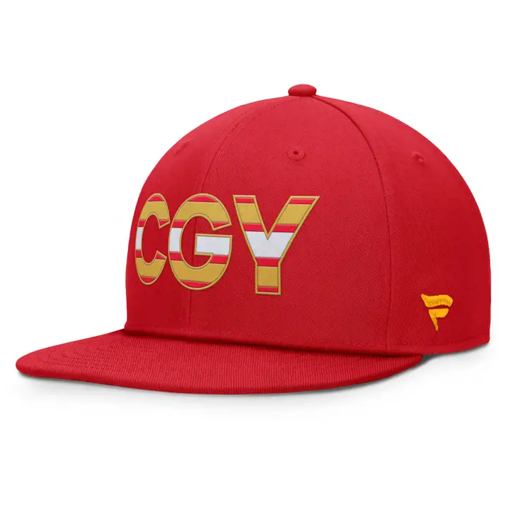 Calgary Flames 24 NHL AP Rink Casquette Snapback Rouge