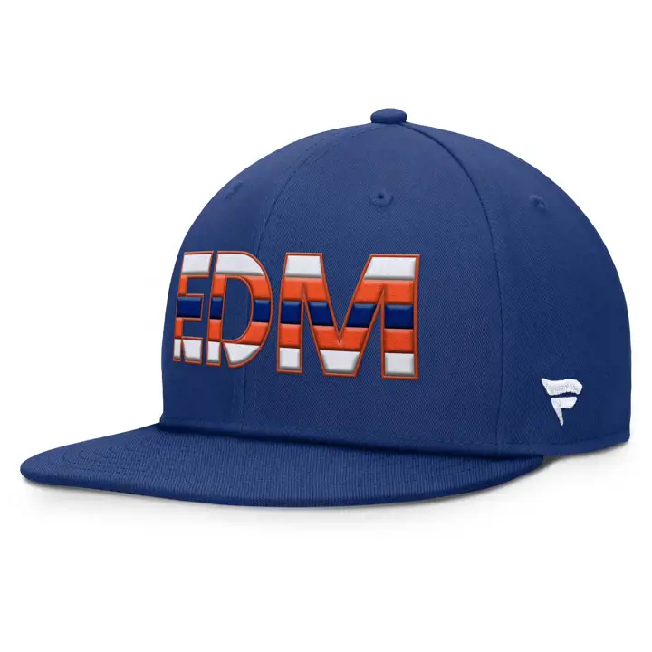 Casquette Snapback Edmonton Oilers 24 NHL AP Rink BLEU MARINE
