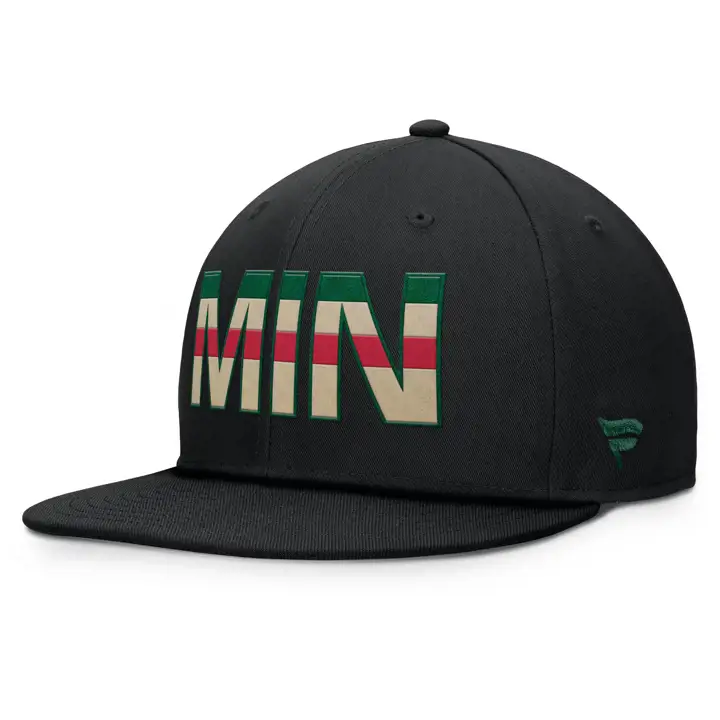 Minnesota Wild 24 NHL AP Rink Snapback NOIR