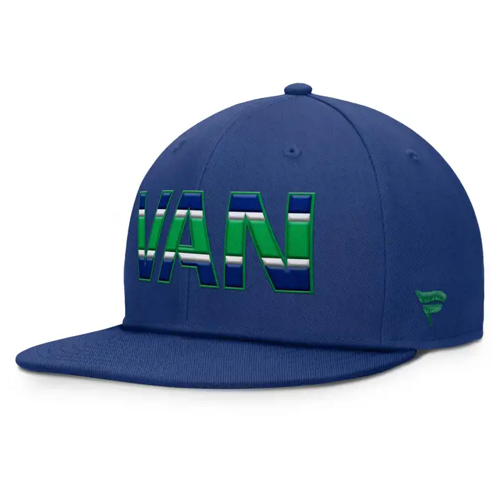 Vancouver Canucks 24 NHL AP Casquette Snapback Rink MARINE