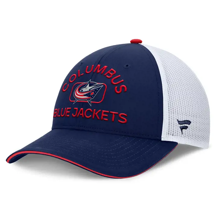 Columbus Blue Jackets 24 NHL AP Trucker MARINE