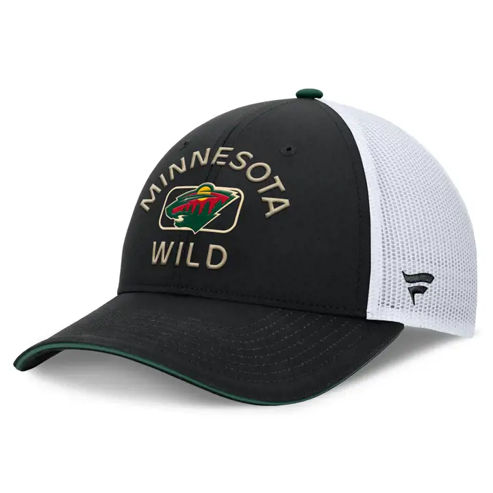 Minnesota Wild Casquette de camionneur noire 24 NHL AP
