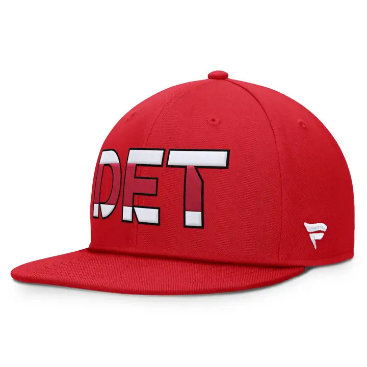 Detroit Red Wings 24 NHL Casquette snapback Rink ROUGE