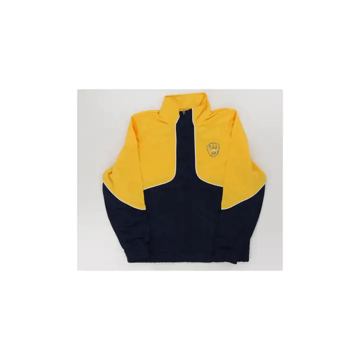 Veste de survêtement Milwaukee Brewers MLB pour femme Good Pass 24 BLEU MARINE