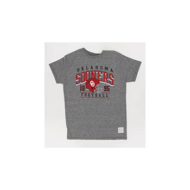T-Shirt triblend NCAA Football EST Oklahoma Sooners gris clair