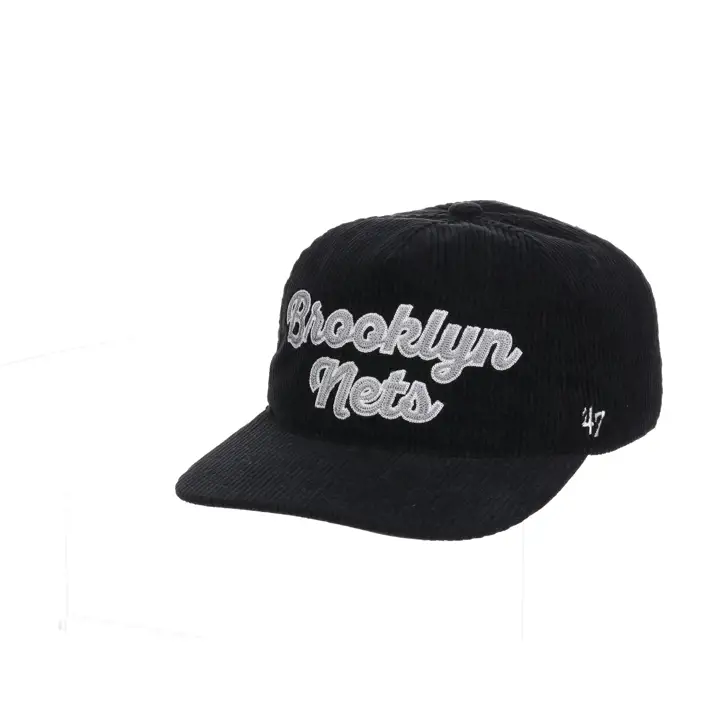 Casquette Brooklyn Nets NBA '47 Chainscript Cord Hitch NOIR/NOIR/VERT