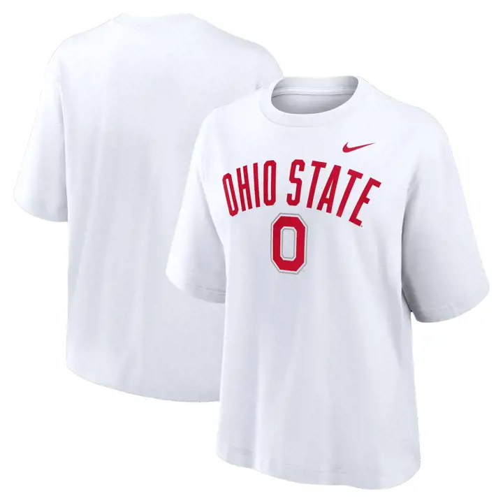 OHIO STATE BUCKEYES NCAA HAUT COURT AMPLE EN COTON POUR FEMME 24