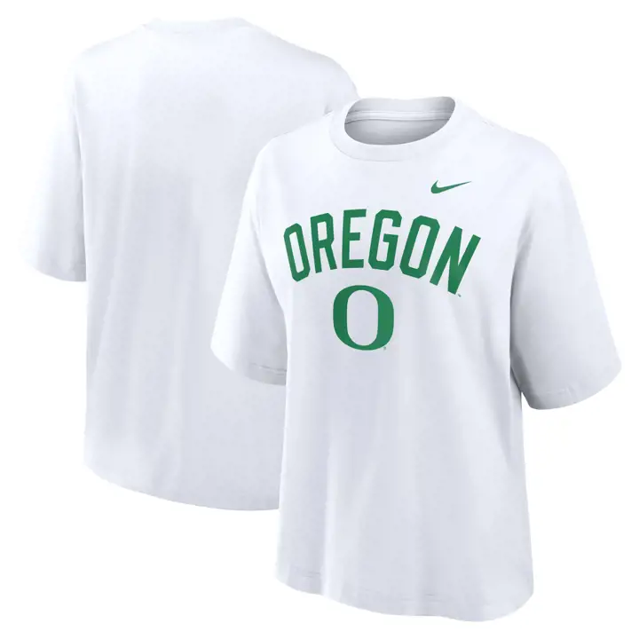 OREGON DUCKS NCAA FEMMES COTON CAMPUS COURT DÉCONTRACTÉ 24 wht