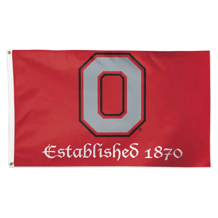 Drapeau Ohio State Buckeyes Deluxe 3x5 - Vintage AST