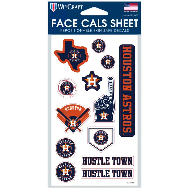 Houston Astros Facecals AST
