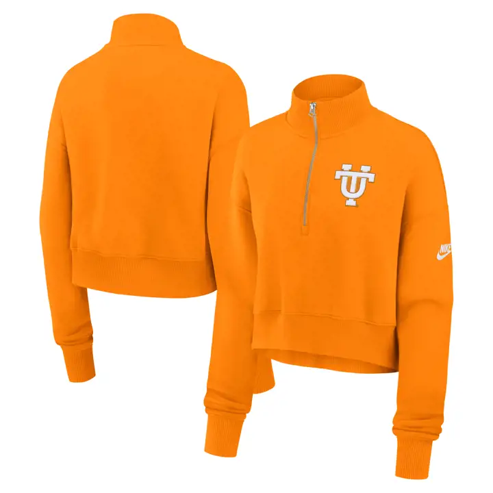 MOLLETON COURT RETRO 1/4 ZIP FEMME NCAA TENNESSEE VOLUNTEERS