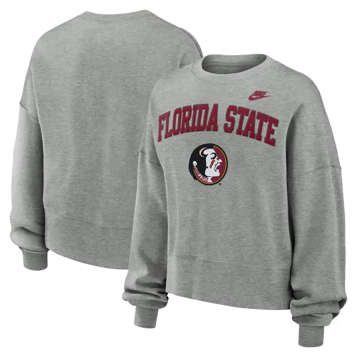 MOLLETON RAS DU COU RÉTRO FEMME NCAA FLORIDA STATE SEMINOLES 24 d.f.