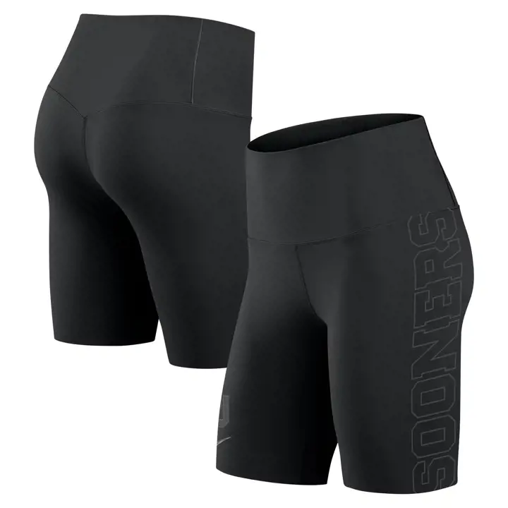 SHORT DE VÉLO FEMME NCAA DRIFIT OKLAHOMA SOONERS 8 POUCES 24 noir