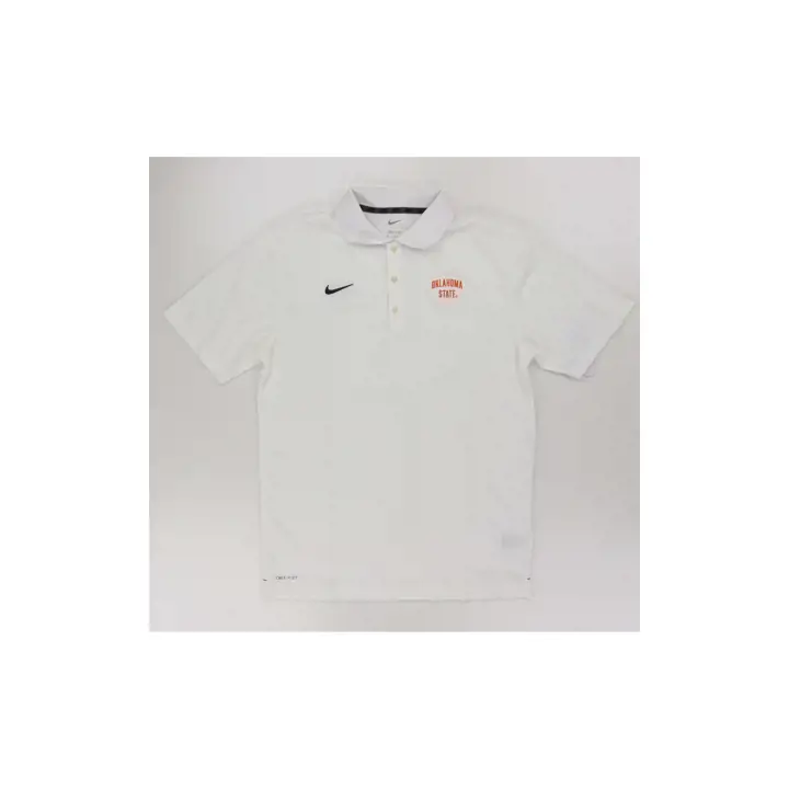 Polo universitaire NCAA Oklahoma State Cowboys BLANC