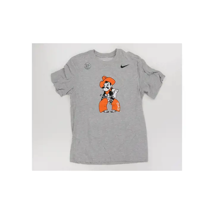 T-shirt en coton Dri-Fit NCAA Oklahoma State Cowboys GRIS