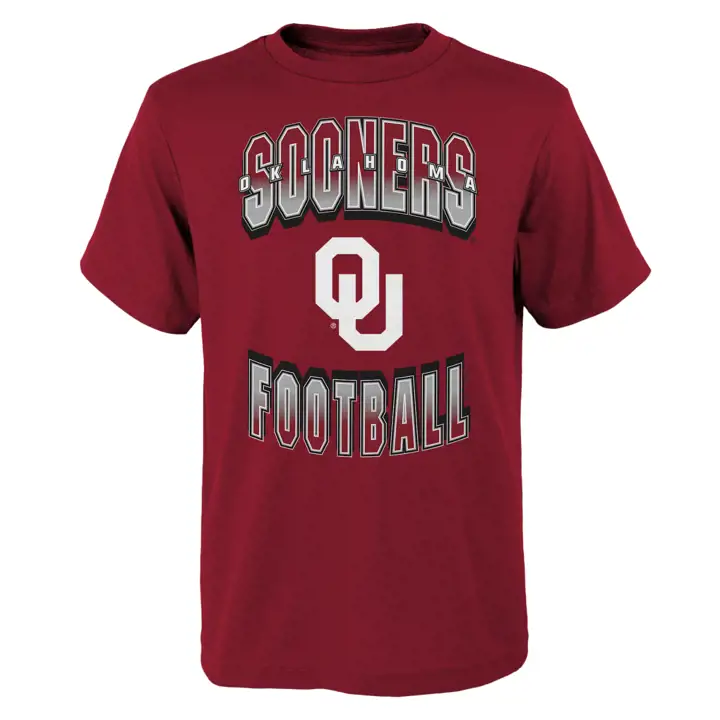 T-shirt Oklahoma Sooners NCAA Youth Forward Progress 23 crim