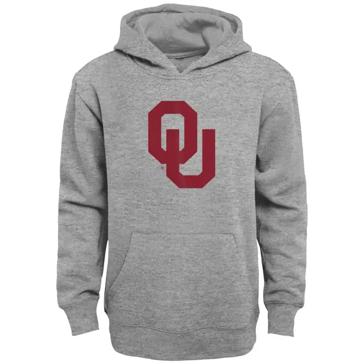 Sweat à capuche enfant Oklahoma Sooners NCAA Prime 23 gry