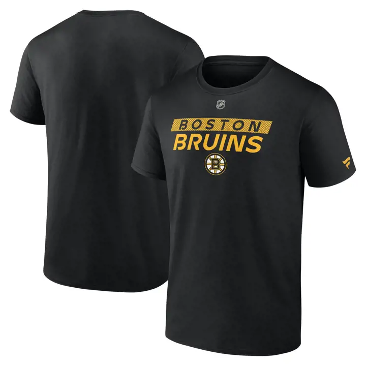 T-shirt Boston Bruins NHL Authentic Pro Prime 24 noir