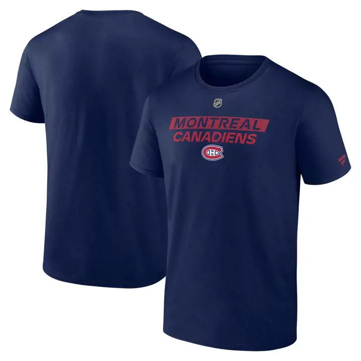 T-shirt authentique Pro Prime des Canadiens de Montréal LNH 24 MARINE