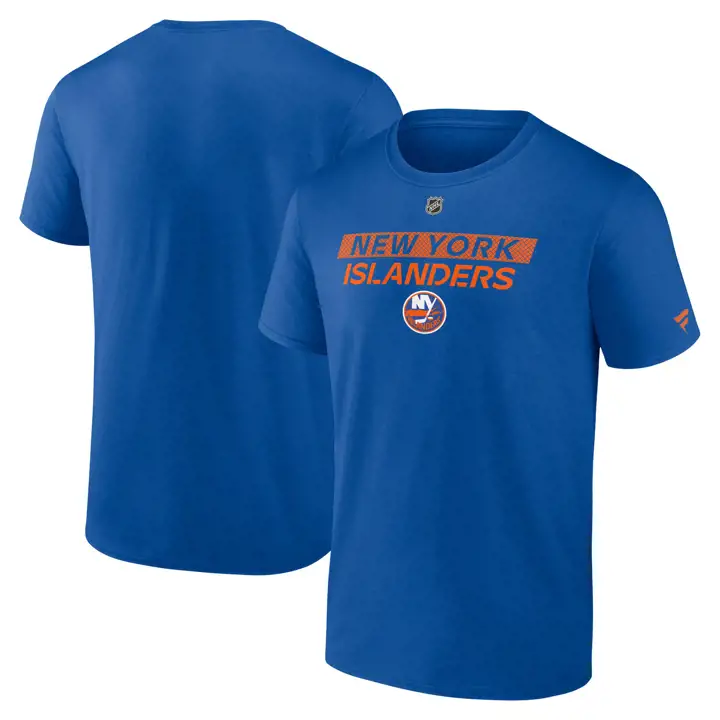 T-shirt New York Islanders NHL Authentic Pro Prime 24 BLEU