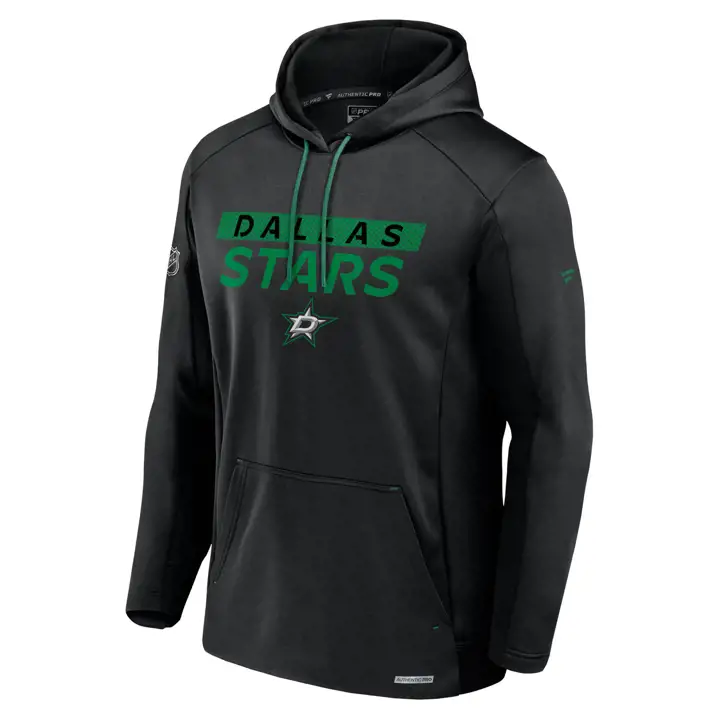 Chandail à capuchon Dallas Stars LNH RINK Perf PO 24 NOIR