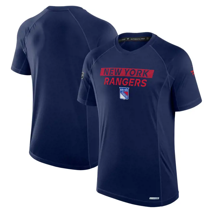 T-shirt Rink Tech Prime des Rangers de New York NHL 24 MARINE