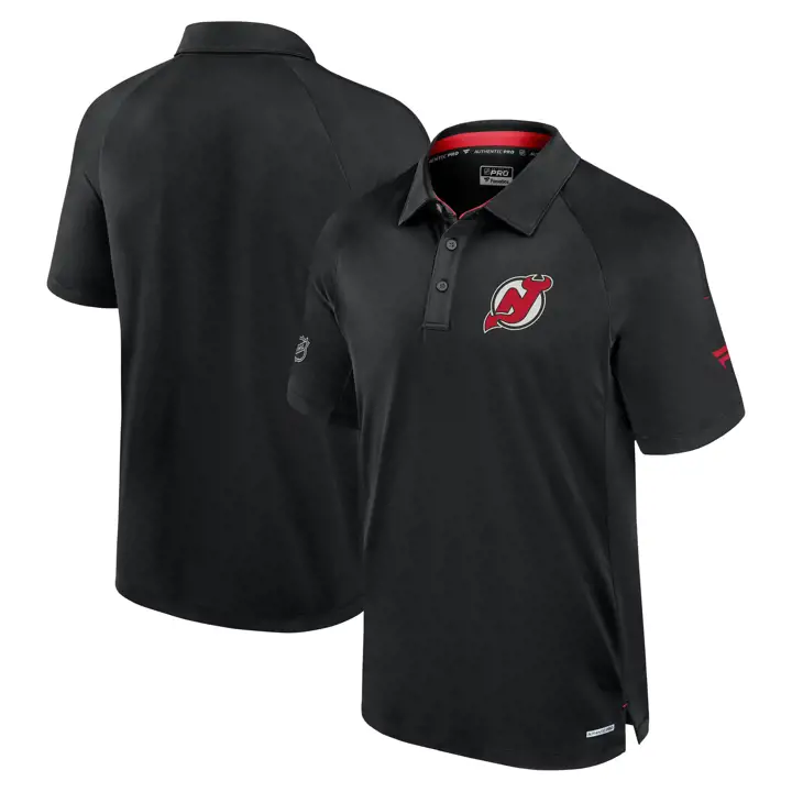 Polo de performance New Jersey Devils NHL RINK 24 BLK
