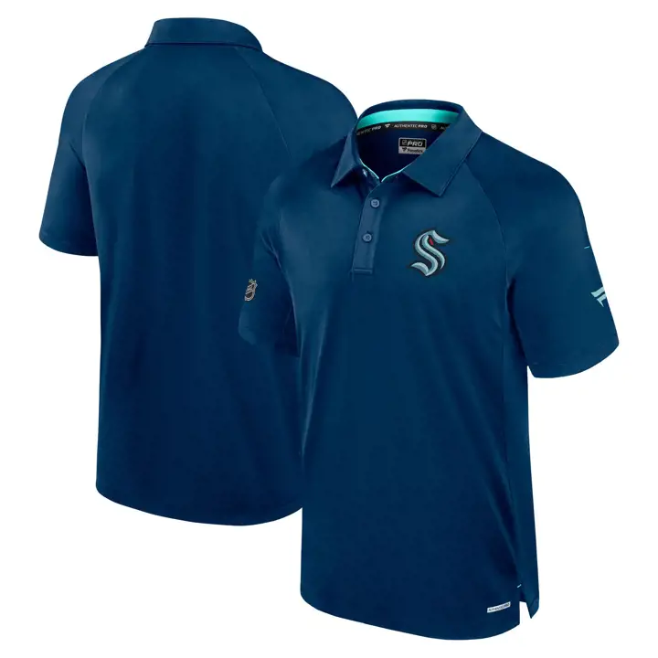 Polo de performance RINK Kraken de Seattle LNH 24 MARINE