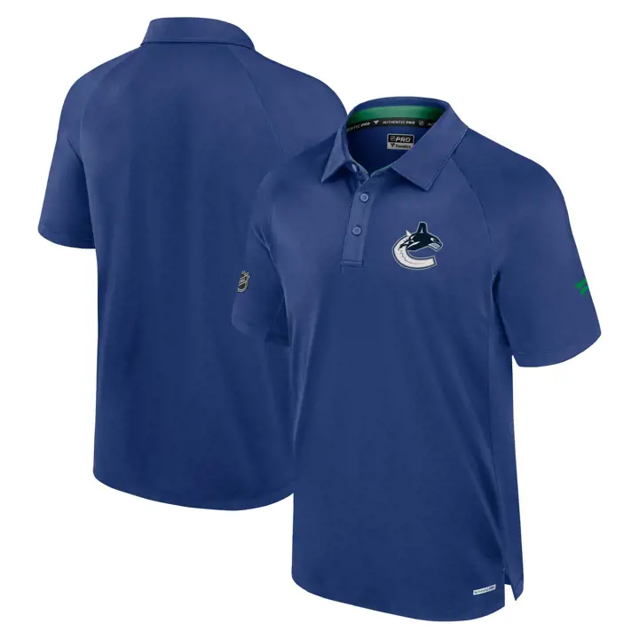 Polo de performance Vancouver Canucks NHL RINK 24 MARINE