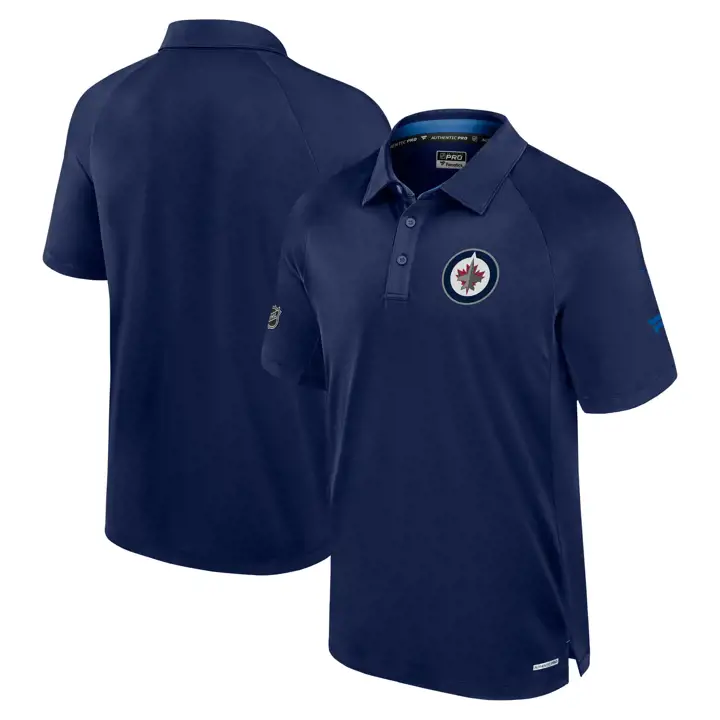 Polo de performance LNH Winnipeg Jets RINK 24 MARINE