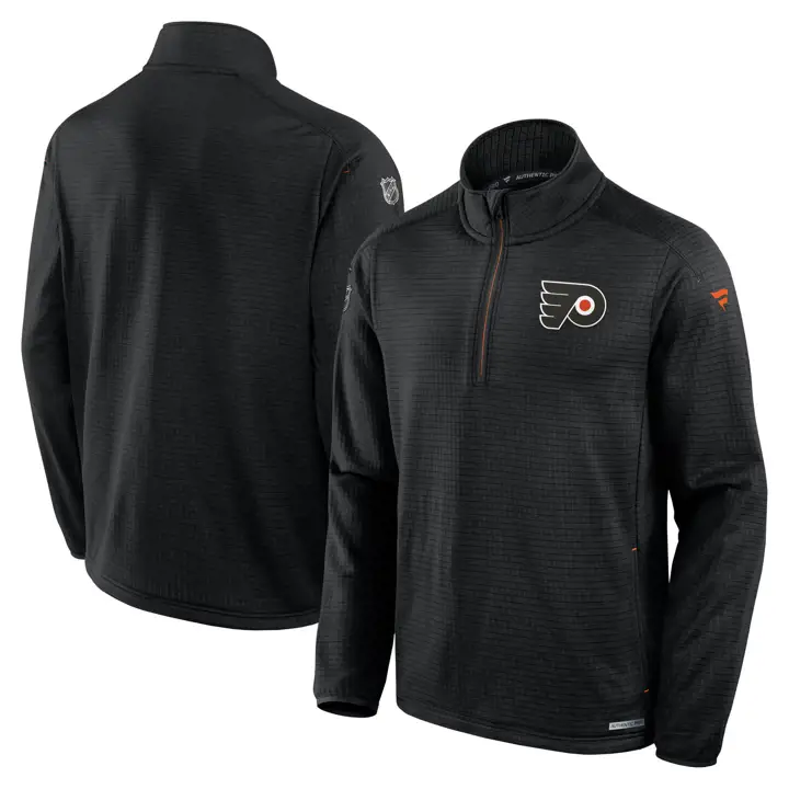 Polaire 1/4 zip NHL RINK Philadelphia Flyers 24 BLK