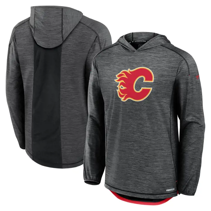 Chandail léger à capuchon Calgary Flames NHL RINK 24 NOIR