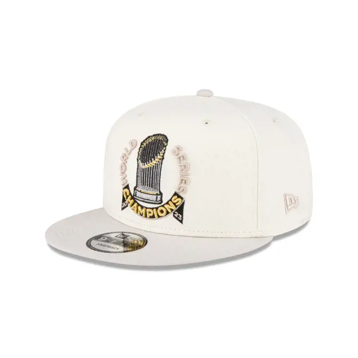 Texas Rangers Casquette 9FIFTY SILV Champion Série Mondiale MLB 23