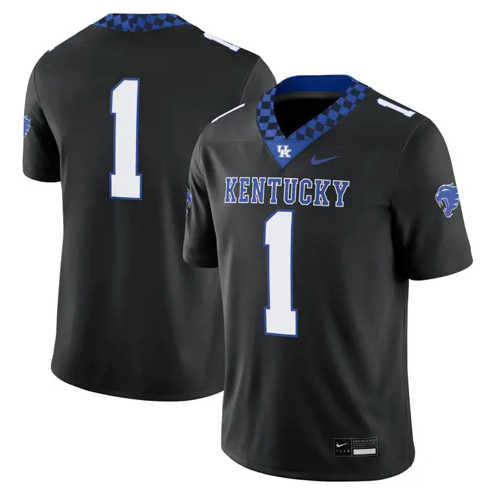 Maillot de football Kentucky Wildcats brodé FA24, réplique