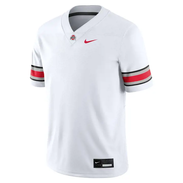 Maillot de football Ohio State Buckeyes Print FA24 réplique blanc