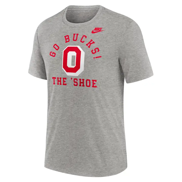 T-shirt local Ohio State Buckeyes SP M NK TRITEXTURE LEGACY manches courtes dkg