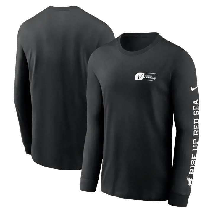 Arizona Cardinals NFL Nike T-shirt essentiel à manches longues All Out Noir
