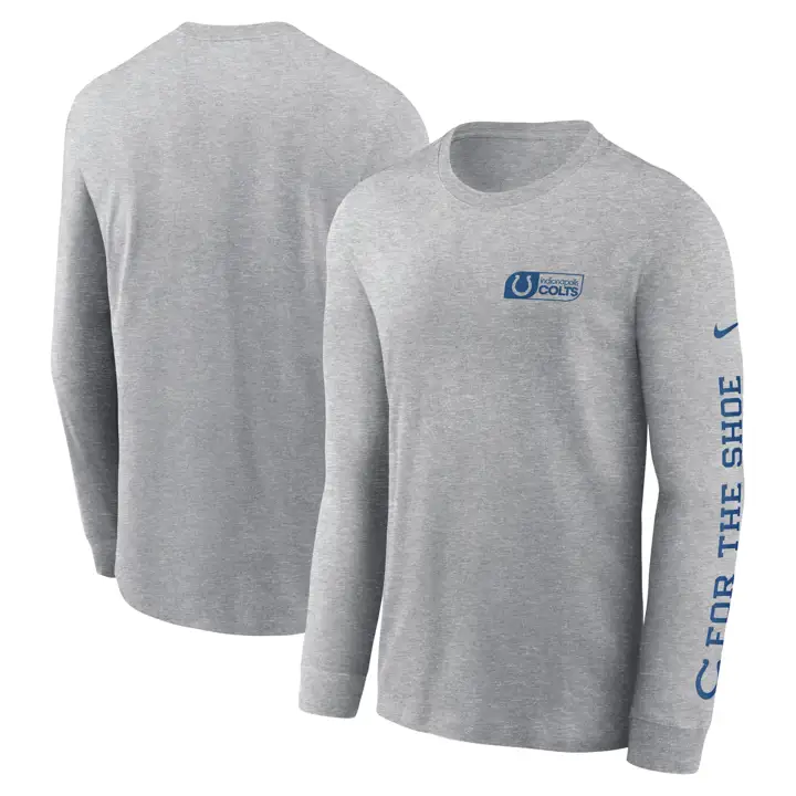 T-shirt ML gris NFL Nike All Out Essential Indianapolis Colts