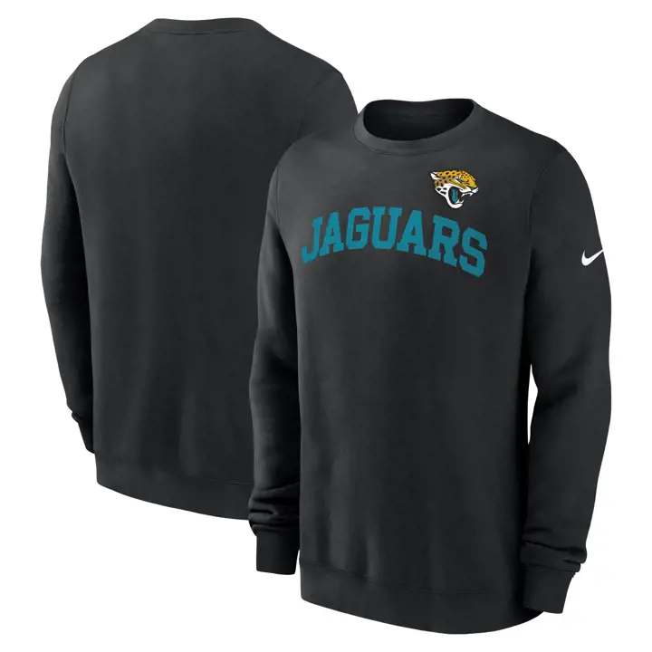 Jacksonville Jaguars NFL Nike WordmarkClub Crew 24 BLK