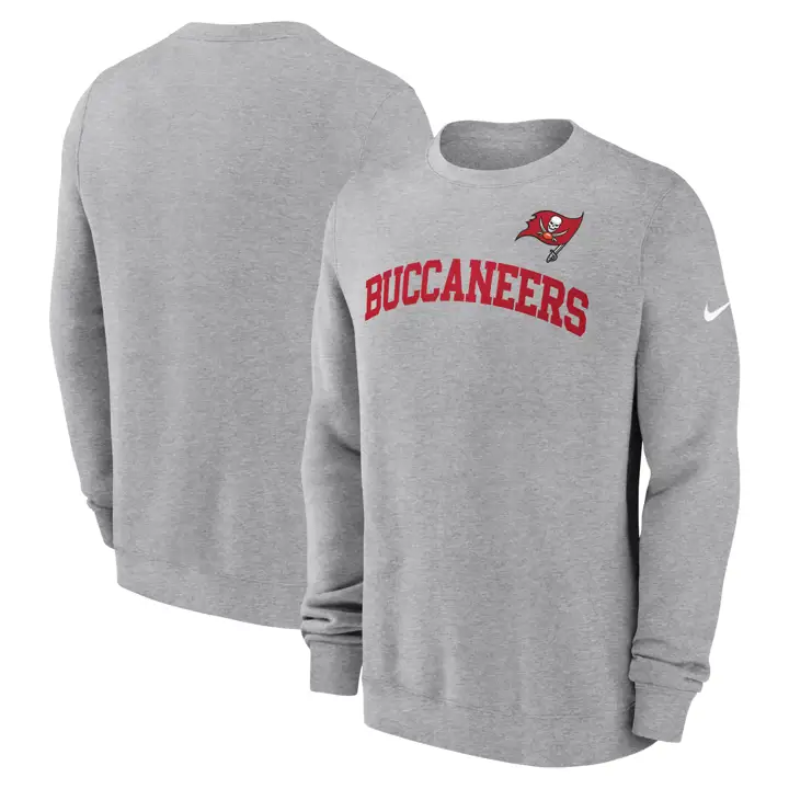 Tampa Bay Buccaneers NFL Nike WordmarkClub Crew 24 GRY